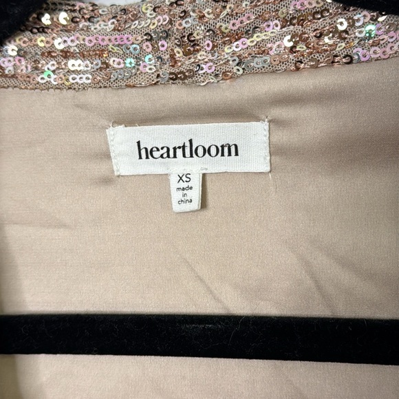 Heartloom Pink Sequin Wrap Top - Picture 5 of 10